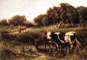 unknow artist Cattle in a Pool oil painting picture wholesale